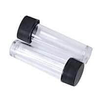 Cole-Parmer SamplePrep 2241-PC Vial with Screw Cap, Polycarbonate Vial with Polyethylene Cap, 5 mL, 1/2" dia x 2"L; 240/CS