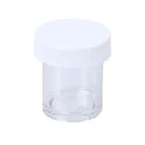Cole-Parmer SamplePrep 2251-PC Vial with Screw Cap, Polycarbonate, 15 mL Short, 1-1/8" dia x 1-2/3"L; 100/CS
