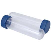 Cole-Parmer SamplePrep 2253-PC-48 Vial with Screw Cap, Polycarbonate, 50 mL, 1-1/8" dia x 4-1/2"L; 48/PK