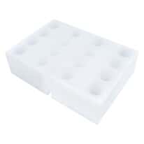 Cole-Parmer SamplePrep 2257 Homogenizer Foam Holder, 16 x Grinding Vials 04575-73; 1/EA Cole-Parmer SamplePrep 2257 Homogenizer Foam Holder, 16 x Grinding Vials 04575-73; 1/EA