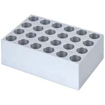 Cole-Parmer SamplePrep 2663 Homogenizer Cryo-Block, Aluminum, 24x5mL PE Vials 04500-36; 2/ST