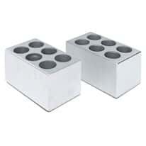 Cole-Parmer SamplePrep 2664 Homogenizer Cryo-Block, Aluminum, 6x50mL PC Vials 04500-38; 2/ST