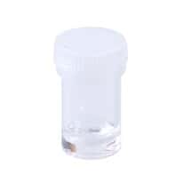 Cole-Parmer SamplePrep 3111 Grinding Vials, Polystyrene with Slip-On Polyethylene Cap, 2.5 mL; 100/PK