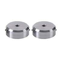 Cole-Parmer SamplePrep 6801E Replacement End Plugs for Large Grinding Vial Set 61043-09, SS; 2/PK