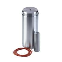 Cole-Parmer SamplePrep 6803 Grinding Vial Set, Large Vial, 1 to 50 mL, SS Cylinder, End plugs with O-Rings, and Impactor