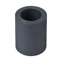Cole-Parmer SamplePrep 7156 Regular-Purity Graphite Crucible with Flat Bottom, 20 mL; 10/PK