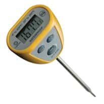 COMARK DT400Y Yellow High-Accuracy Waterproof Digital Pocket Thermometer; -4 to 400°F