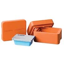Corning XT CoolBox™ Ice-Free Cooler with One Cooling Core, orange, 1/ea