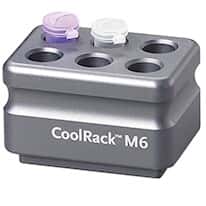 Corning CoolRack® M6 Cooling Block, 6 x 1.5/2 mL Microcentrifuge Tubes; Gray