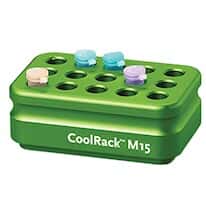 Corning CoolRack® M15 Cooling Block, 15 x 1.5/2 mL Microcentrifuge Tubes; Green