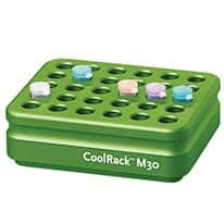 Corning CoolRack® M30 Cooling Block, 30 x 1.5/2 mL Microcentrifuge Tubes; Green