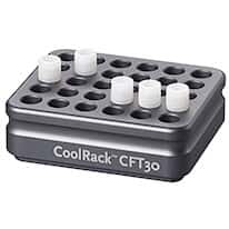 Corning CoolRack® CFT30 Cooling Block, 30 Cryogenic Vials or FACS Tubes; Gray