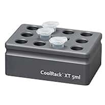 Corning CoolRack® XT 5mL Cooling Block, 12 x 5 mL Centrifuge Tubes; Gray