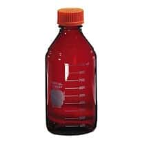 Corning Pyrex 51395 UV-Blocking Low Actinic Media Bottle, 500 mL; 4/CS