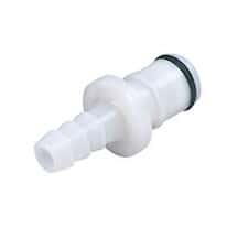 CPC (Colder) APC Quick-Disconnect Fitting, Hose Barb Insert, Acetal, Non-Valved, 1/4" ID; 1/Each