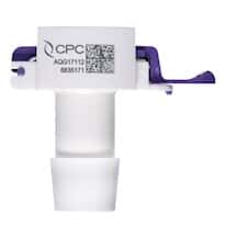 CPC (Colder) AseptiQuik® G Quick-Disconnect Fitting, Genderless Hose Barb, Polyphenylsulfone, 3/4" ID; 1/Each