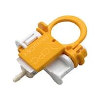 CPC (Colder) MicroCNX® ULT Quick-Disconnect Fitting, Micro-Flow, Genderless Hose Barb, Polyphenylsulfone, 3/32" ID