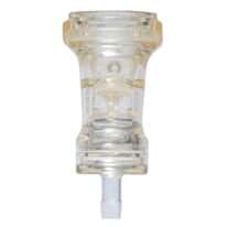 CPC (Colder) HFC Quick-Disconnect Fitting, Hose Barb Body, Polysulfone with Alloy C-276 Valve, 3/8" ID; 1/Each