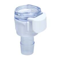 CPC (Colder) MPC™ Quick-Disconnect Fitting, Hose Barb Body with Lock, Polycarbonate, Non-Valved, 1/8" ID; 25/Pk