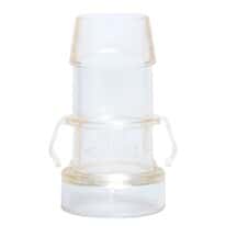CPC (Colder) MPU® Quick-Disconnect Fitting, Twist-to-Connect, Hose Barb Insert, Polysulfone, Non-Valved, 1" ID; 1/Each