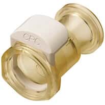 CPC (Colder) MPX® Quick-Disconnect Fitting, Sanitary Body, Polysulfone, Non-Valved, 3/4" Sanitary; 1/Each