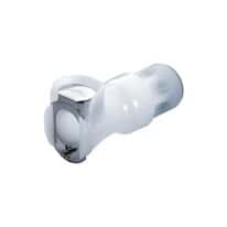 CPC (Colder) PLC Quick-Disconnect Fitting, JG Body, Acetal, Non-Valved, 1/4" OD; 1/Each