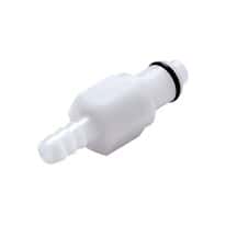 CPC (Colder) PLC Quick-Disconnect Fittings, Hose Barb Insert, Acetal, Non-Valved, 1/4" ID; 1/Each