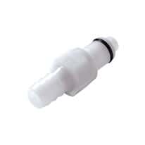 CPC (Colder) PLC Quick-Disconnect Fittings, Hose Barb Insert, Acetal, Non-Valved, 3/8" ID; 1/Each