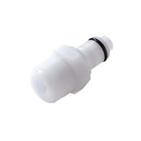 CPC (Colder) PLCD Quick-Disconnect Fittings,  Threaded Insert, Acetal, Valved, 3/8" NPT(M); 1/Each