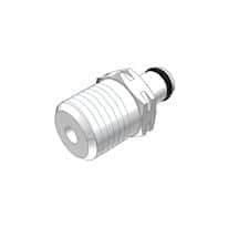 CPC (Colder) PMC Quick-Disconnect Fitting, Threaded Insert, Acetal, Non-Valved, 1/4" NPT(M); 1/Each