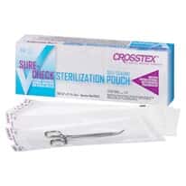 Crosstex Self-Seal Sterilization Pouches, Multiparameter, 7.5" X 13"; 200/Box, 1,000/Case