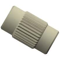 Dibafit™ Threaded Coupling, 1/4"-28 UNF(F) flat bottom, PEEK; 1/ea