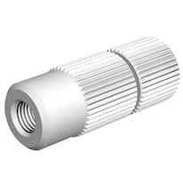 Diba Omnifit® Inline Solvent Filter, PTFE, 1/4"-28 UNF(F) flat bottom, 20 µm; 1/ea