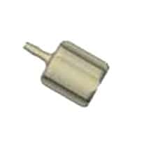 Dibafit™ Adapter, 1/4"-28 UNF(F) flat bottom to 1.0 mm ID, PEEK™; 5/pk