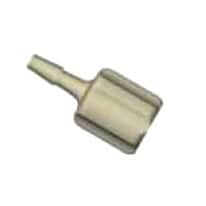 Dibafit™ Adapter, 1/4"-28 UNF(F) flat bottom to 2.0 mm ID, PEEK™; 5/pk