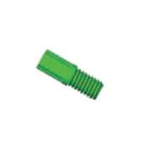 Diba Omni-Lok™ Compact Tubing End Fitting, inverted cone, 1/8"OD, 1/4"-28 UNFM, green PP; 10/pk