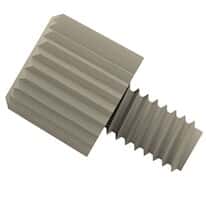 Diba Click-N-Seal™ Micro Tubing End Fitting, 1/16" OD tubing, 6-40 UNF(M), natural PEEK™; 10/pk