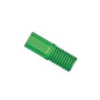 Diba Omni-Lok™ Compact Tubing End Fitting, Type S/P, 1/16"OD, 1/4"-28 UNF(M), green PP; 10/pk