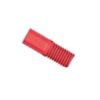 Diba Omni-Lok™ Compact Tubing End Fitting, Type S/P, 1/16"OD, 1/4"-28 UNF(M), red PP; 10/pk