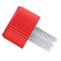 Diba Click-N-Seal™ Tubing End Fitting, Type S/P, 1/8" OD tubing, M6 ISO(M), white PC; 10/pk