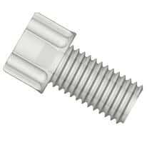 Dibafit™ Gripper Fitting, 1/4"-28 UNF(M), 1/8" OD tubing, natural ETFE; 10/pk