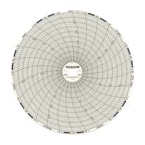 Dickson 6" Circular Chart Recorder Paper, 0 to 250°F/C, 7 Days, 60/Pack