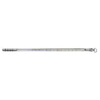 Digi-Sense Armored Liquid-In-Glass Thermometer; 0 to 300F, 76mm Immersion, Organic Liquid Fill