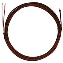 Digi-Sense High Temperature Thermocouple Probe, Fiberglass Insulated Wire, 20G, Exposed, Stripped Leads, Type J; 120" L