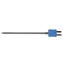 Digi-Sense Detachable Thermocouple Probe, 4" L, Penetration, Grounded d; Type T