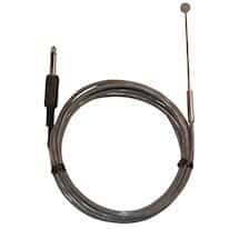 Digi-Sense Surface Thermistor, 316 SSTT, 3-5 / 8" L, Phono Plug, 10ft Flat Ld