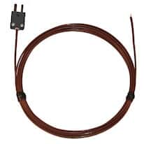 Digi-Sense Type-J, FEP-Insulated Probe, Mini-Connector, Exposed, 10ft 24 -Gauge
