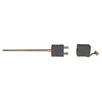Digi-Sense Type J Thermocouple Probe Quick Dis-connector, Dual with Std-Connector, 6" L, .250 Dia, Ungrounded Junction 