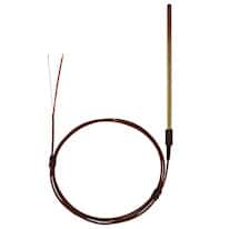 Digi-Sense Type J Economic Hollow Thermocouple Probe 6" L, 36" E x t 24 Awg .250 Dia, Ungrounded Junction 