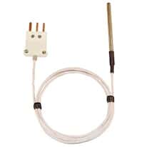Digi-Sense Economic Cryogenic Probe 100 Ohm 3" L 3 Blade with Mini-Connector, .188 Dia 5ft FEP